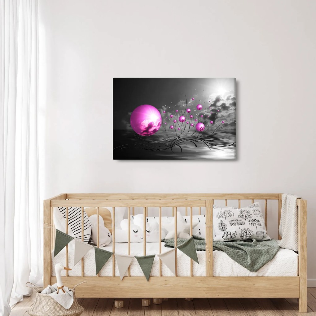 Tabloul bilelor roz (90x60 cm)