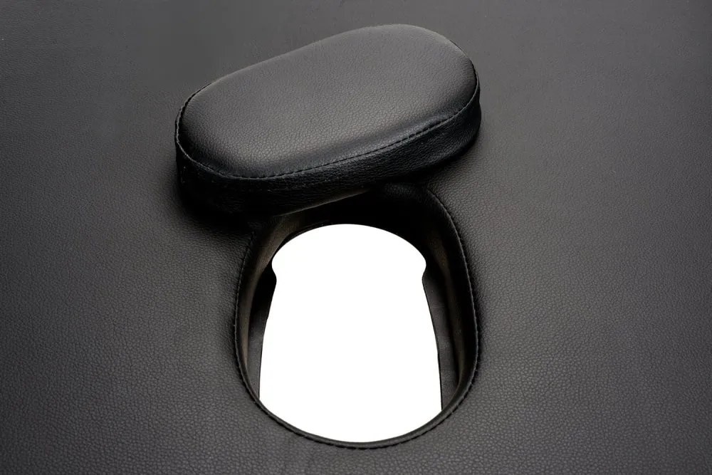 Masă de masaj cu 3 segmente - lemn Negru