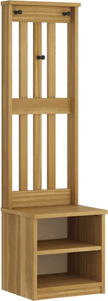 vidaXL Arborele „SANDNES” 45x40x159,5 cm din lemn masiv de pin