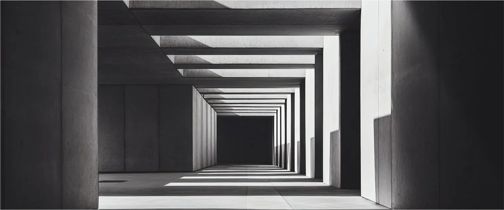 Tablou - Tunel Pătrat (120x50 cm)