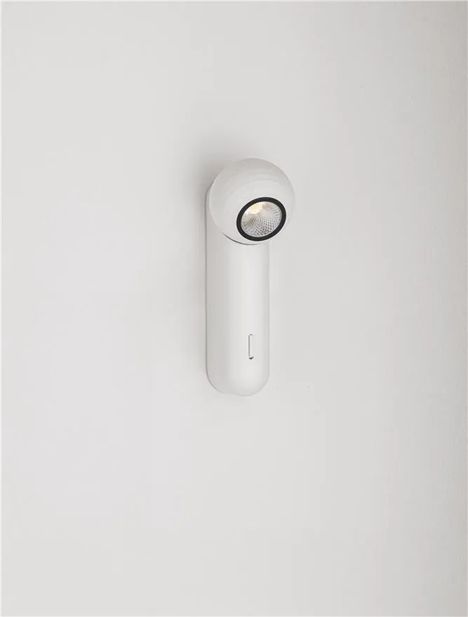 Aplica cu spot LED stil minimalist 3000K NOTIC alb