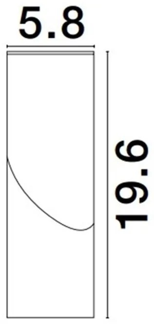 Spot LED aplicat ajustabil OBERON 11W alb