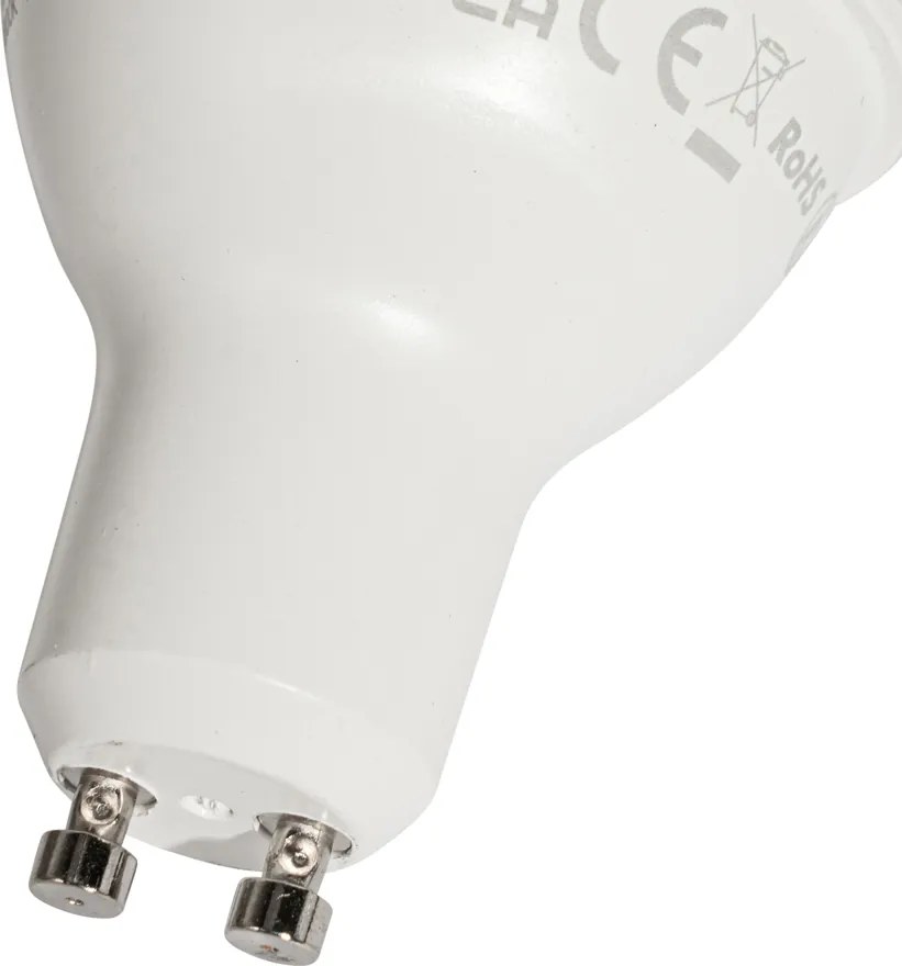 Set de 5 becuri LED GU10 clare de 50mm 7.5W 800 lm 3000K