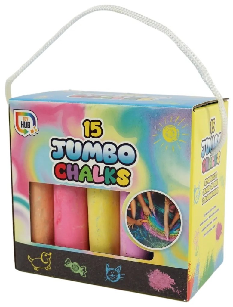 Crete colorate JUMBO CHALKS