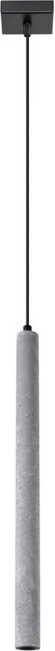 Lustră gri din beton Fideus – Sollux