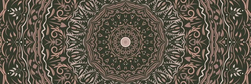 Tablou Mandala în stil vintage