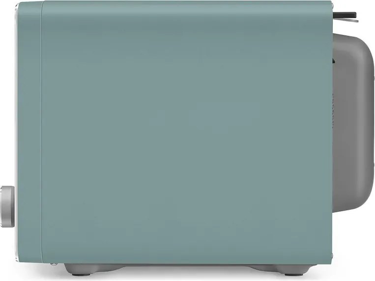 Cuptor cu microunde combinat cu aer cald SMEG Collezione MOC02EGMEU, 900 W, 27 l, 25 de programe, închidere lină, setări personalizate, verde