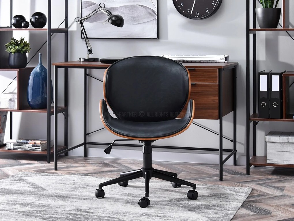 Fotoliu Bloom (nuc negru + crom). Promo -17%. 1109900