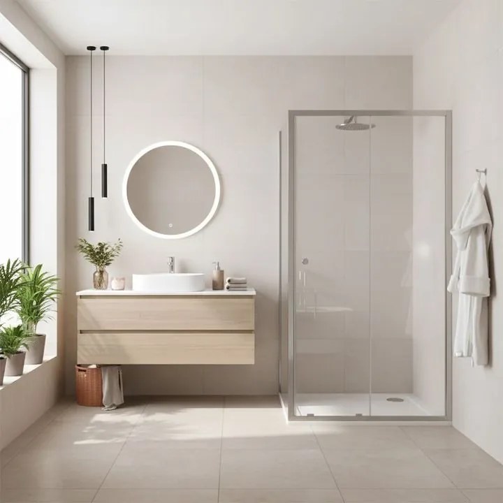 Cabina de dus Rea Primo Slide 120x80 crom