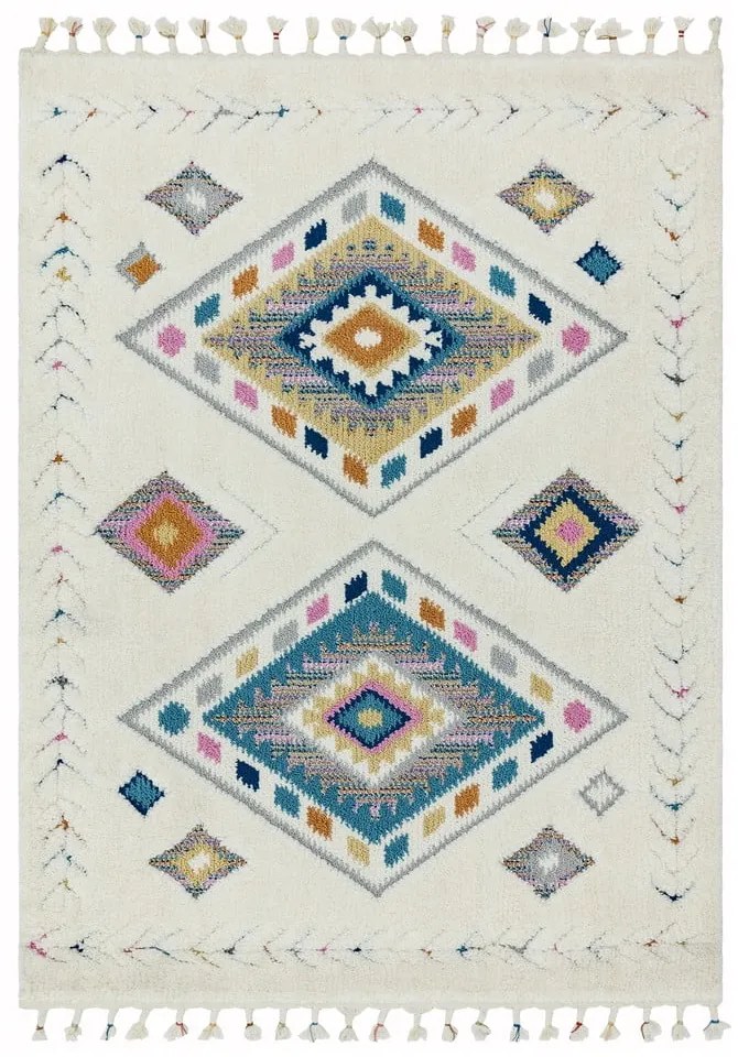 Covor Asiatic Carpets Rhombus, 160 x 230 cm, bej