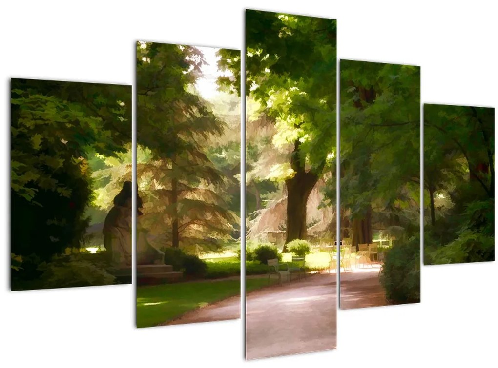 Tablou cu parc (150x105 cm)
