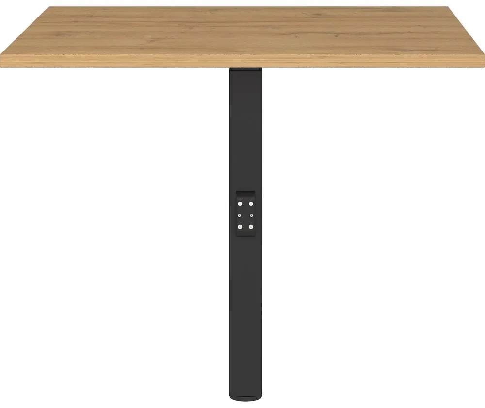 Extensie pentru birou cu blat cu aspect de lemn de stejar 80x80 cm Agenda – Germania