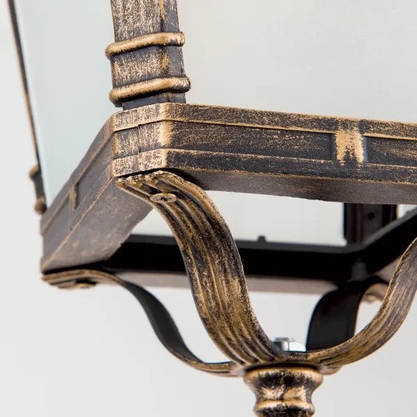 Orion - Corp de iluminat suspendat pentru exterior AIKO 1xE27/60W/230V IP23 bronz/patină