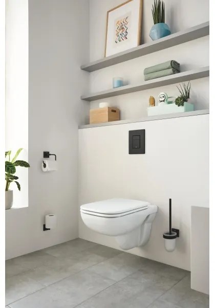 GROHE 409782430 - Suport pentru hârtie igienică START CUBE, negru