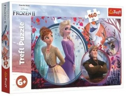Puzzle Regatul de gheață II / Frozen II 160 piese 41x27,5cm