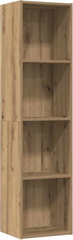 vidaXL Dulap cu cărți/Dulap TV Lemn vechi 36x30x143cm Lemn prelucrat