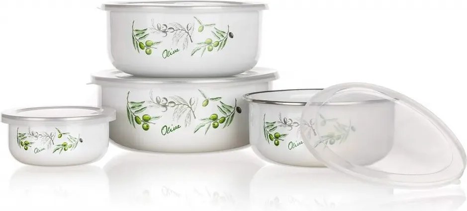 Set de boluri emailate Banquet Olives