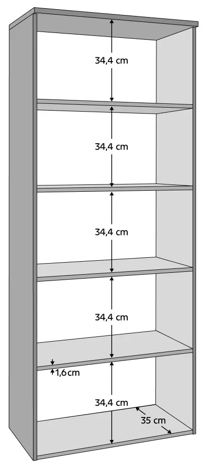 Dulap, antracit, ADAPO ADP01