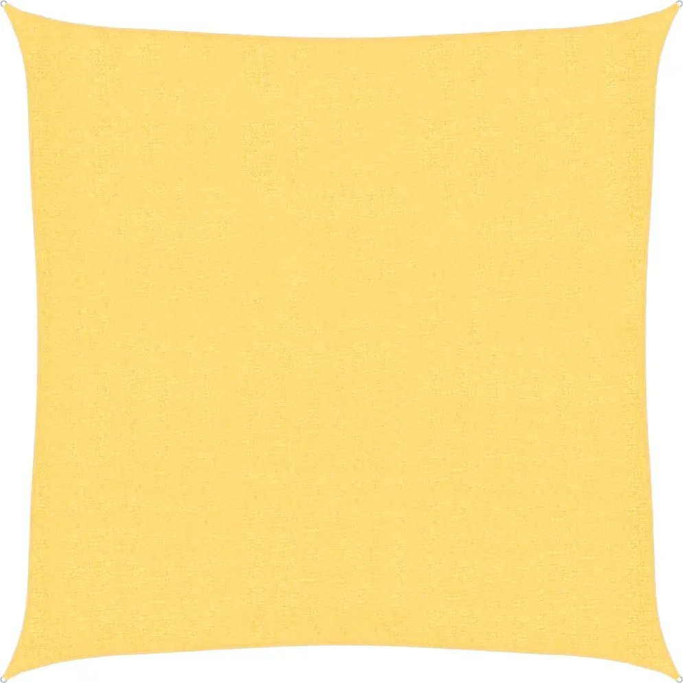 vidaXL Pânză parasolar din HDPE pătrată, 3,6 x 3,6 m, bej