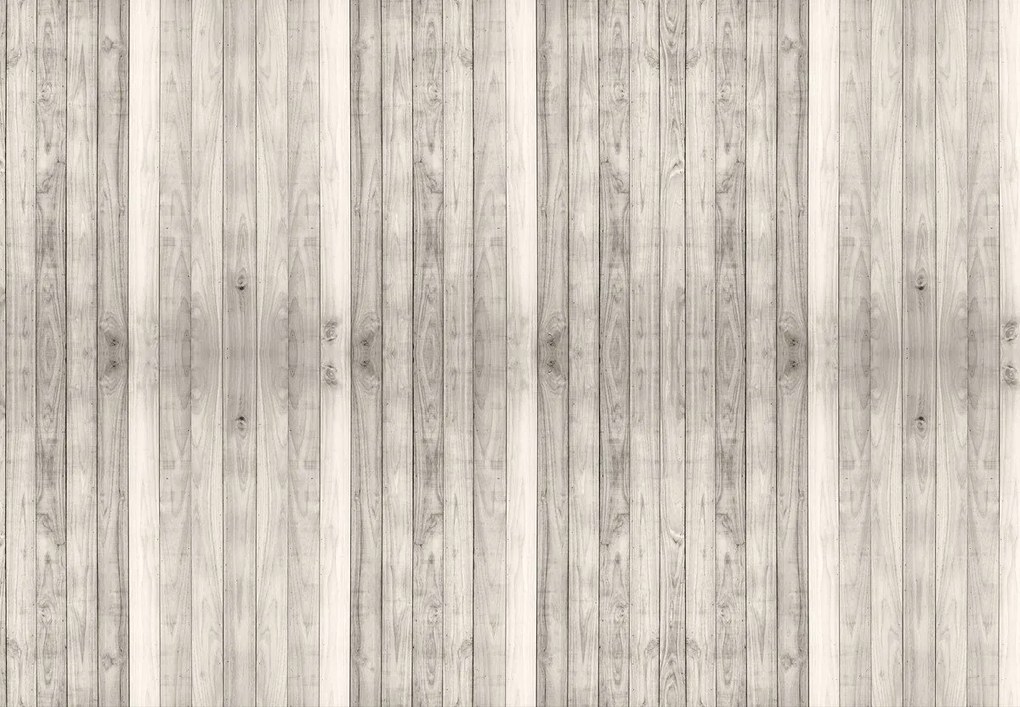 Fototapeta - Perete din scândură de lemn, gri (147x102 cm)