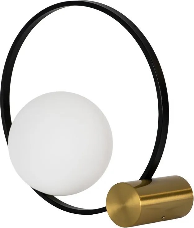 Lampa de masa design circular Gold and Black