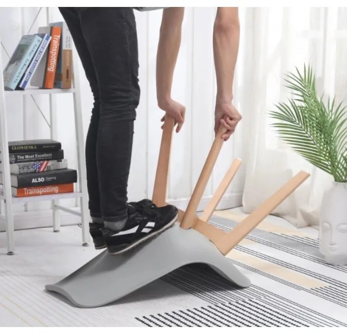 JAKS SCAUN CLASSIC CU PERNĂ ALBĂ , STILUL SCANDINAV
