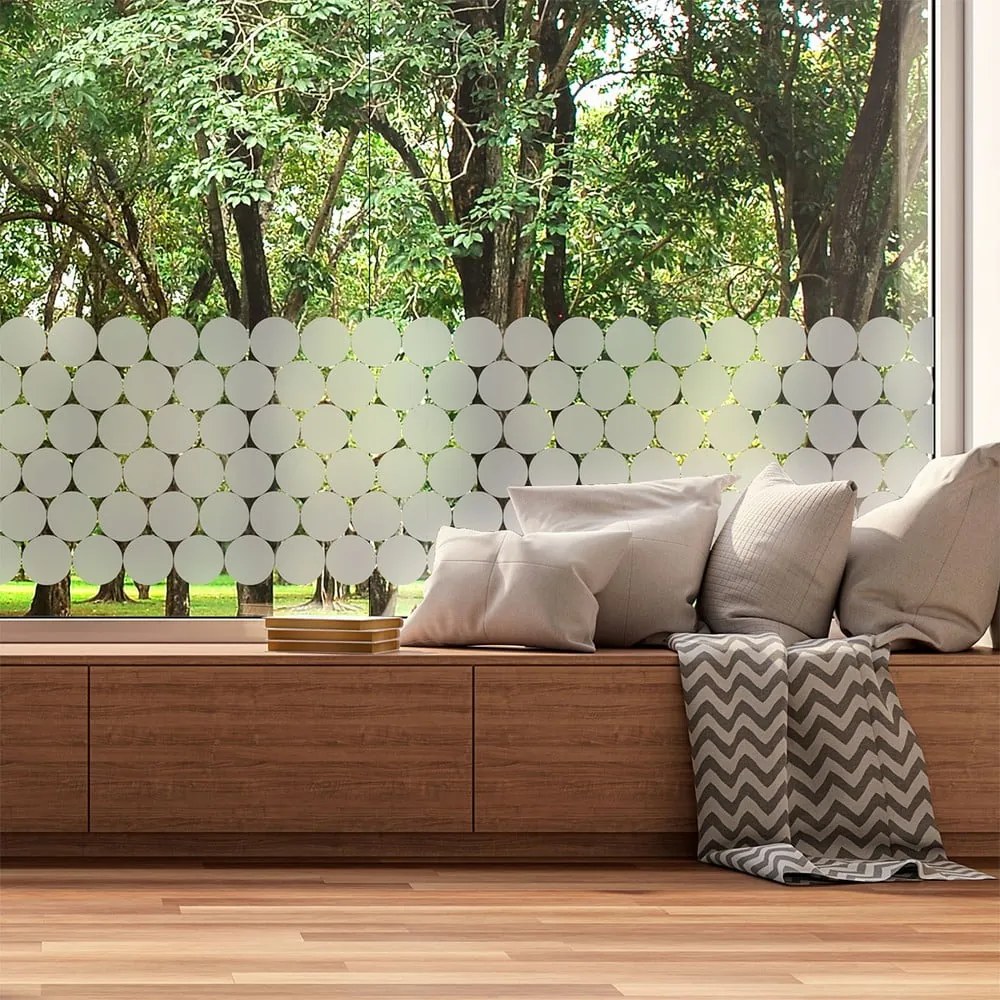 Autocolante pentru fereastră 50 buc. 10x10 cm Clackout Circle – Ambiance