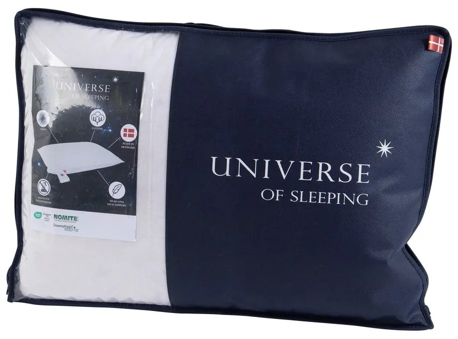 Pernă cu umplutură de pene 50x70 cm Capella Low – Universe of Sleeping