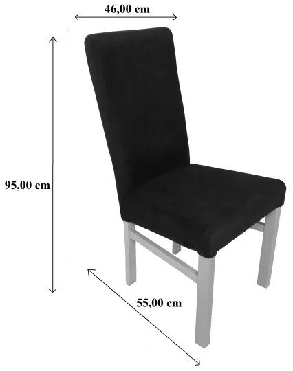 Scaun de sufragerie ALISON maro/fag