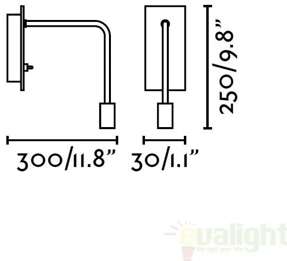 Aplica de perete alba reader LED flexibila, SAMI 41023