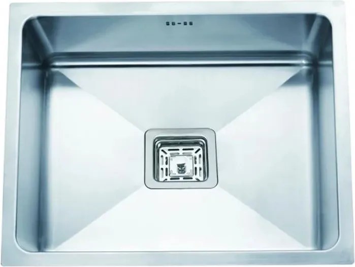 Chiuveta inox Inter Ceramic cu o cuva fara picurator finisaj inox satinat 51x48 cm