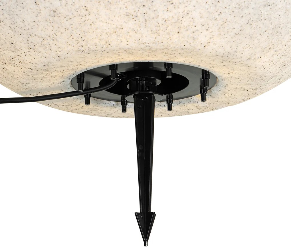 Lampă de exterior inteligentă Gri 77 cm IP44 incl. WiFi A60 - Nura