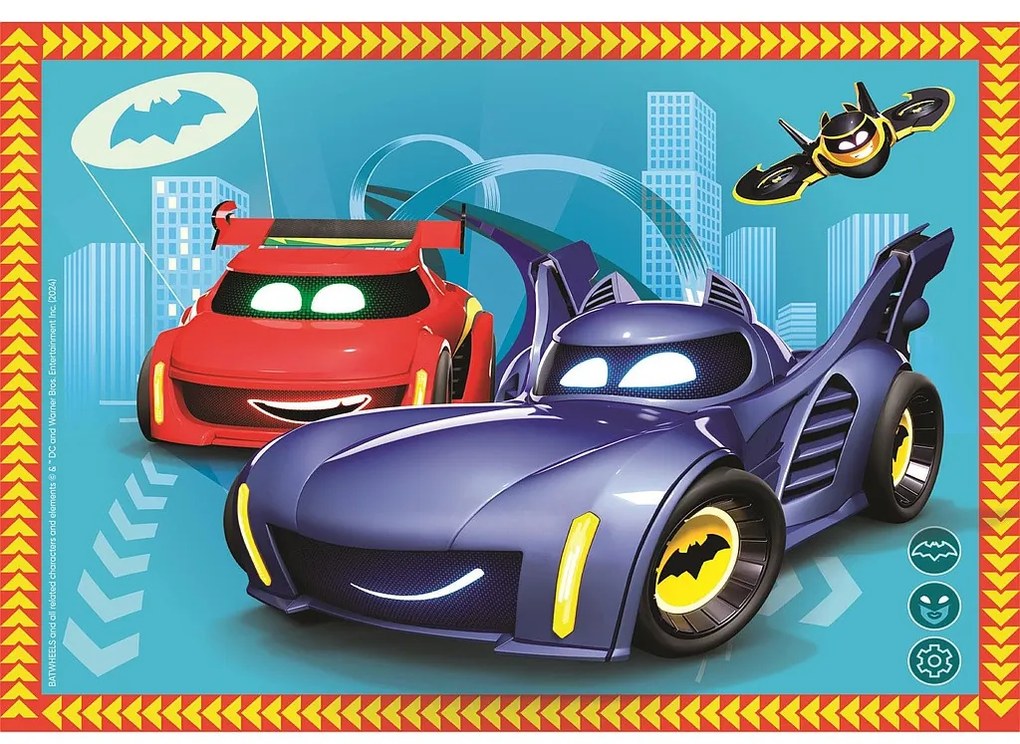 Batman Batwheels Puzzle 4 în 1 Clementoni