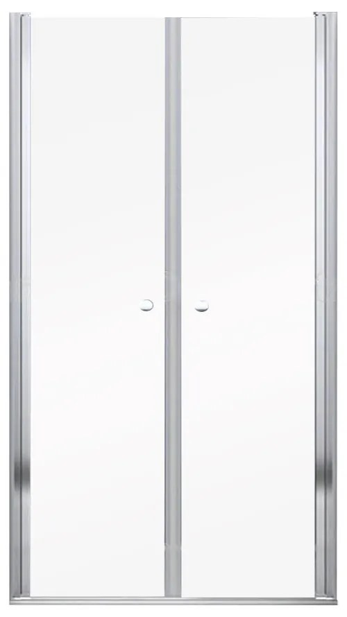 Ușă de duș cu două aripi Saloon 90x195 cm