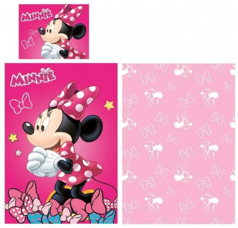 Disney Minnie Impressed set de lenjerie 140×200cm, 70×90 cm