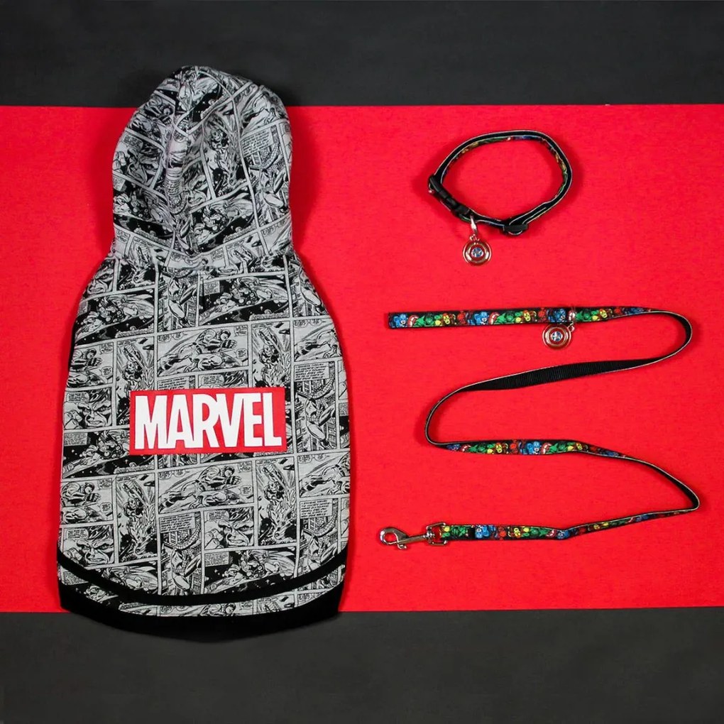 Avengers Comic Haine pentru câini Marvel, pulover pentru câini XS