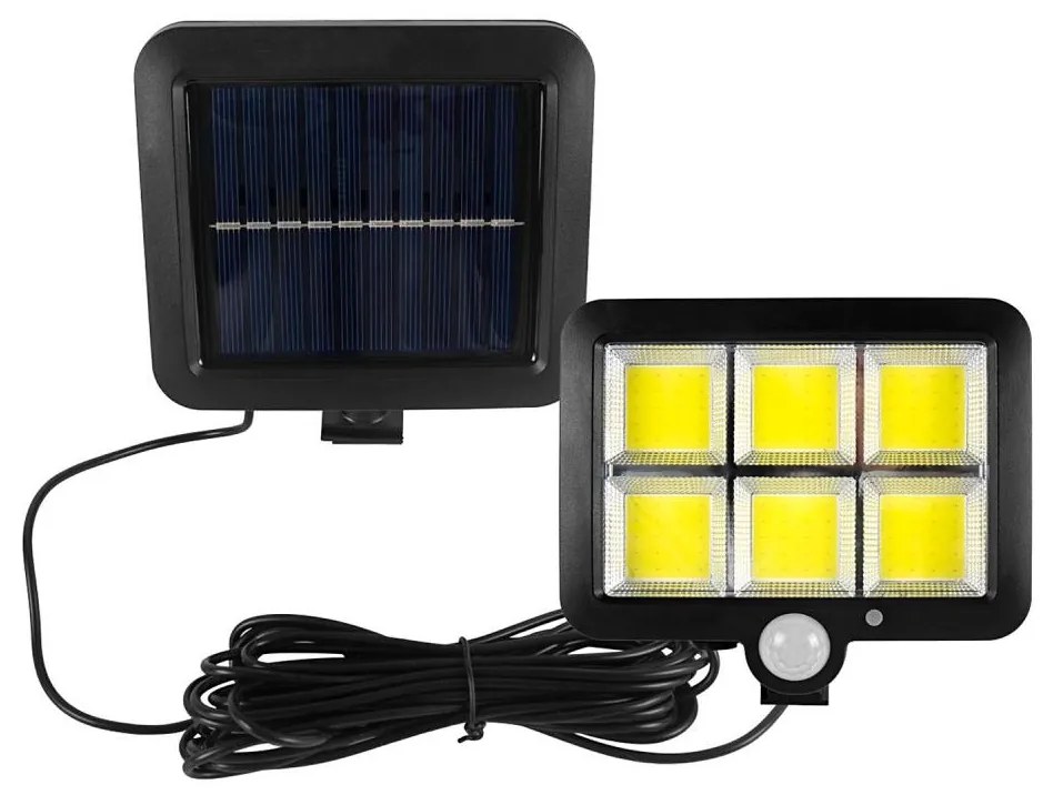 Proiector LED solar cu senzor LED/1,5W/3,7V 6000K IP44 1200 mAh