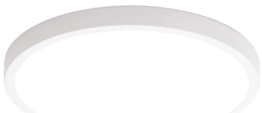 Plafoniera LED design slim LERO D-30cm 3000K alba