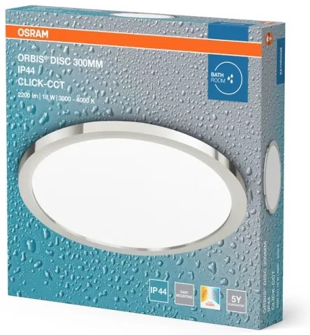 Osram - Plafonieră LED pentru baie DISC, 18W, 230V, 3000/4000K, IP44