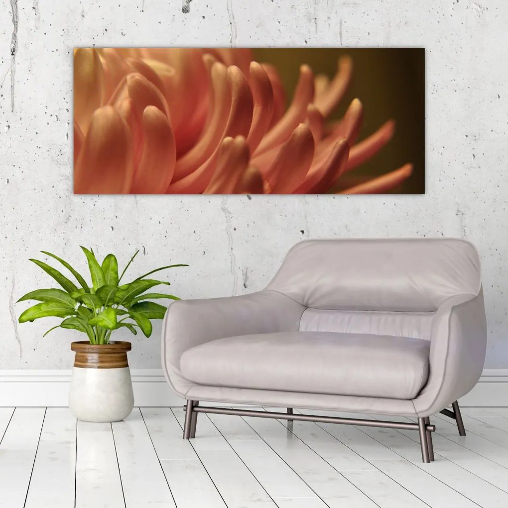 Tablou cu detailu florii (120x50 cm)