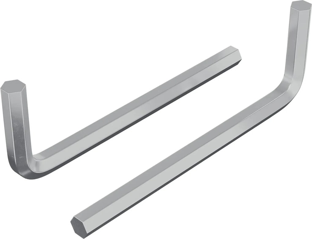 vidaXL Cheie Hexagonală 2 pcs Argintiu 32 x 86 mm Oțel