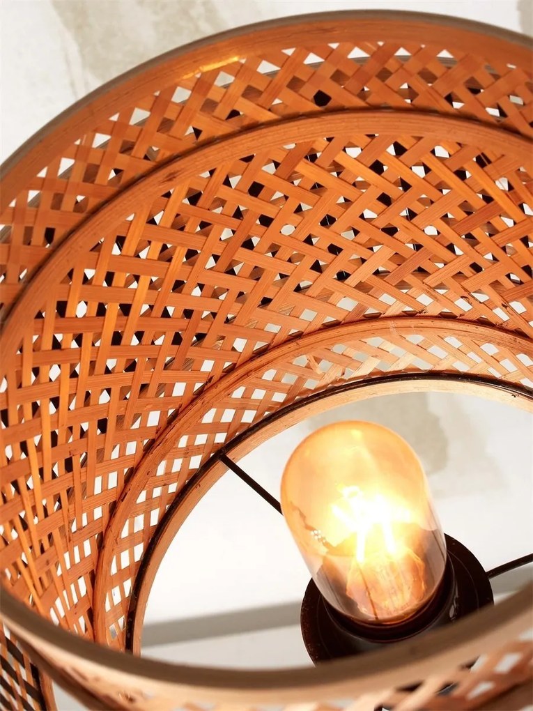Lampadar eco din bambus Bhutan S bl/25x20 bl/nat