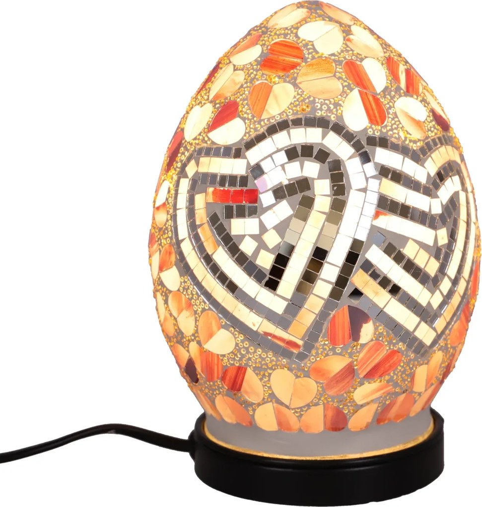 Lampa de masa Mozaic Cuore h 21,5 cm