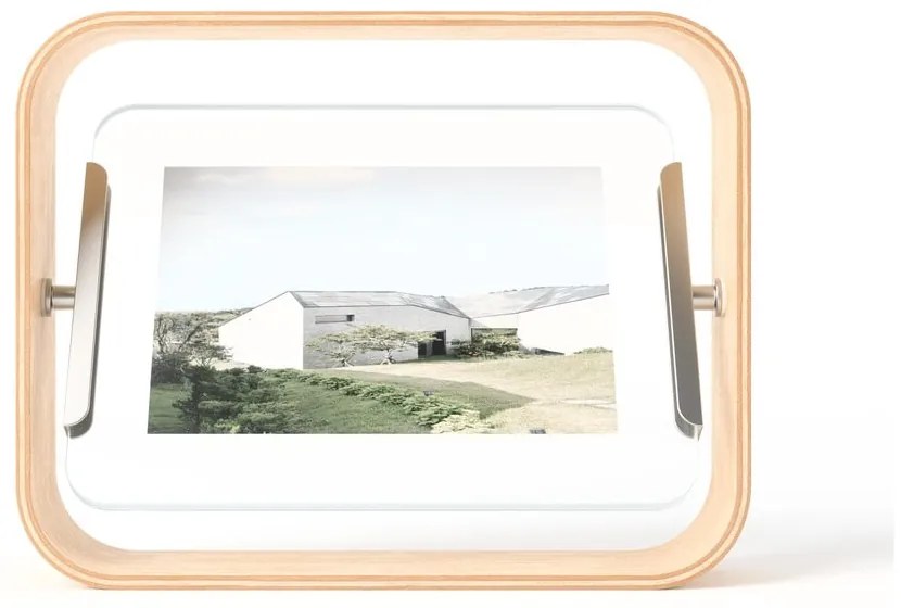 Ramă foto în culoare naturală din lemn 19x24 cm Bellwood – Umbra