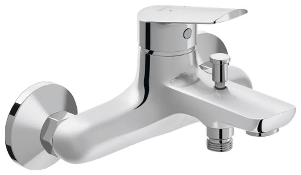 Duravit No. 1 baterie cada-dus perete crom N15230000010