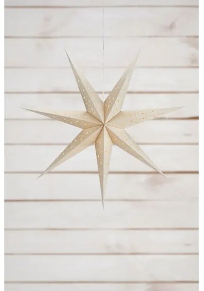 Decorațiune LED de Crăciun Markslöjd 705611 BLANK LED/0,4W/3xAA 75 cm auriu