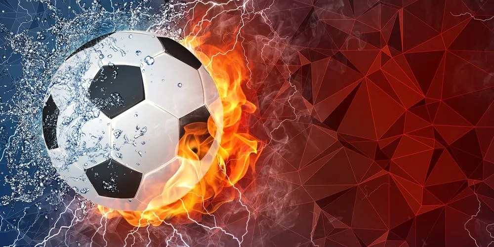 Tablou minge de fotbal