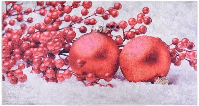 Covor Vitaus Berries, 120 x 160 cm, roșu-alb