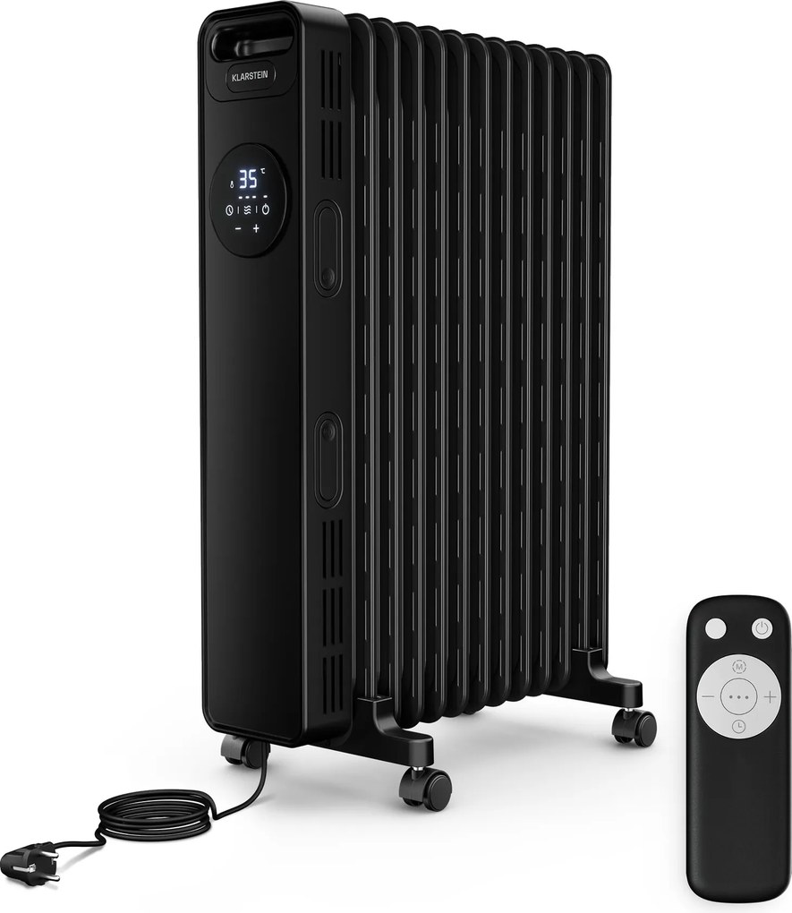 Klarstein Radiator cu ulei Thermaxx | 2500 W | 25 m² | 3 moduri | 7–35 °C | 44 cm x 64 cm