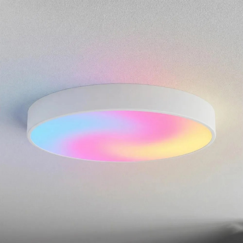 Brilagi - Plafonieră LED RGBW reglabilă CLARE 5xE27/9W/230V Wi-Fi, albă